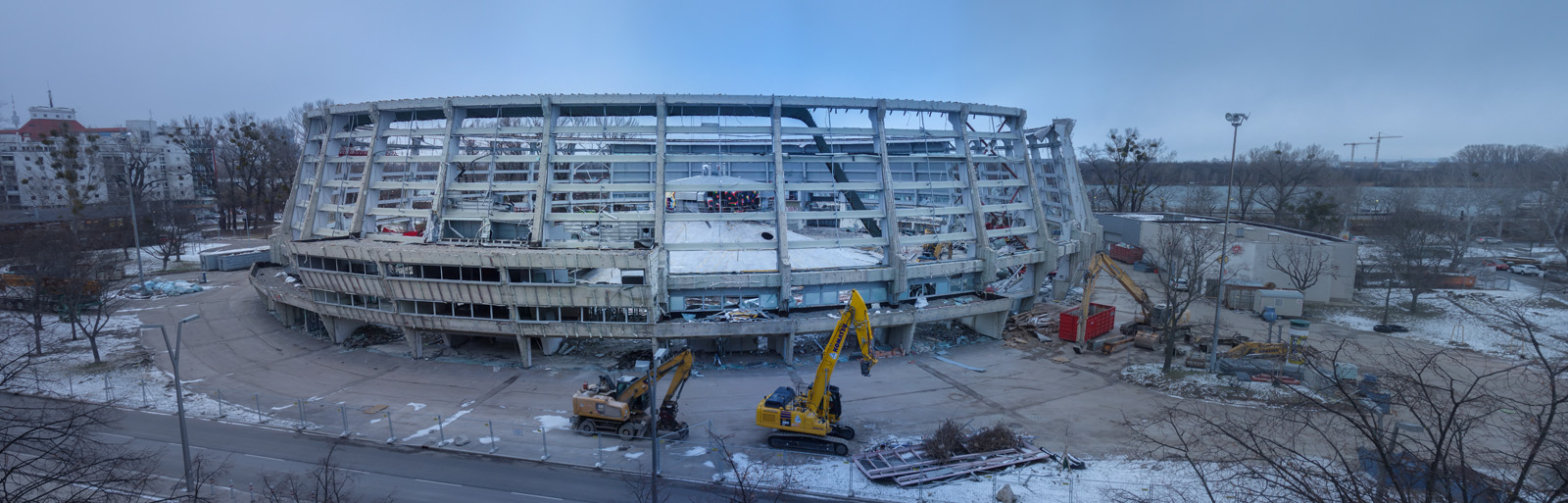 Abbruch Ferry-Dusika-Hallenstadion